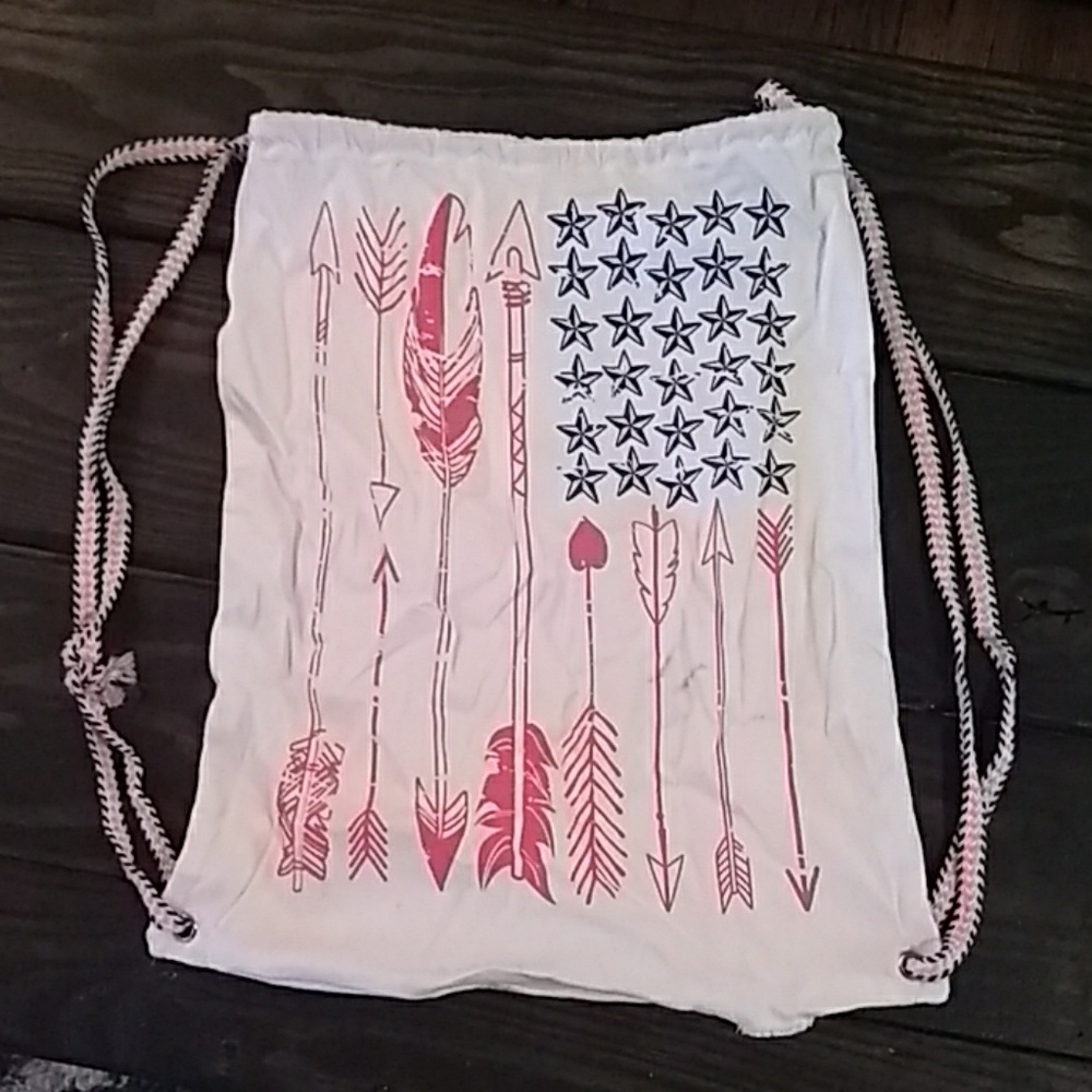 Billabong string tie backpack